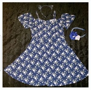 Beautiful Floral SUNDRESS +2 ACCESSORIES